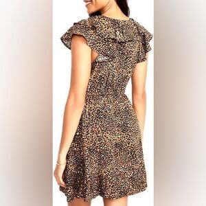 Old Navy  Leopard Dress in Brown & Black